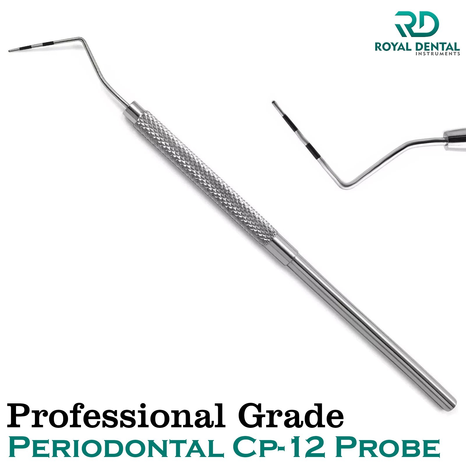 Perio CP-12 Probes 3-6-9-12m Single End Dental Diagnostic Examination Probe CE
