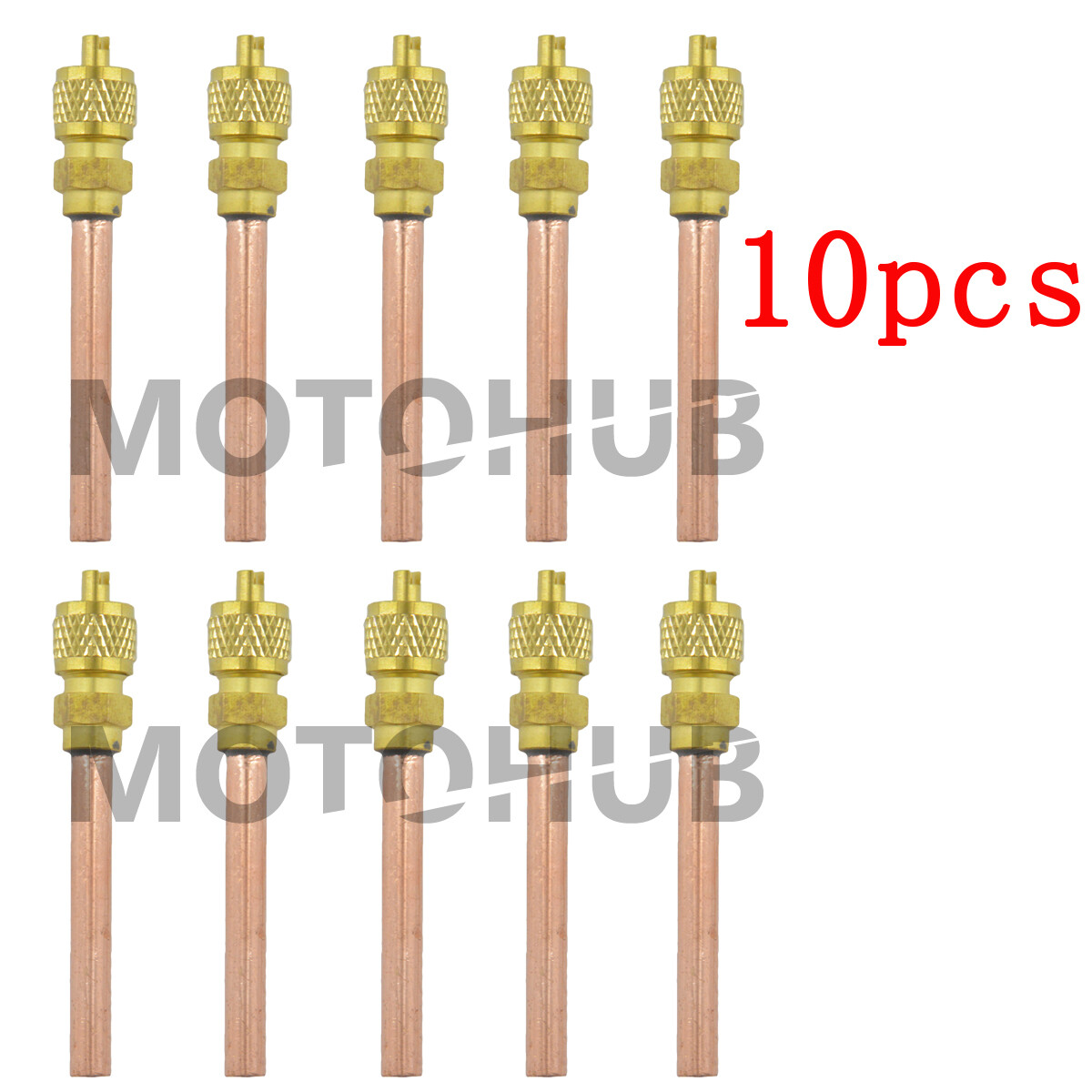 10x Service/Access Valve 1/4″ SAE *1/4″ OD *2.75″ Stem Core AC Refrigeration Kit