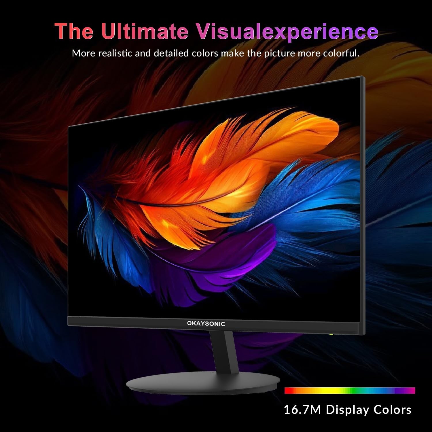 24″ FHD Office Monitor – 100Hz Refresh Rate & 1ms Response for Ultra-Smooth A…