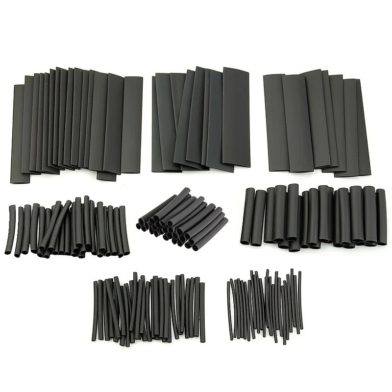 127 Piece Heat Shrink Tubing Kit Assorted Electrical Wire Cable Sleeves Wrap Set