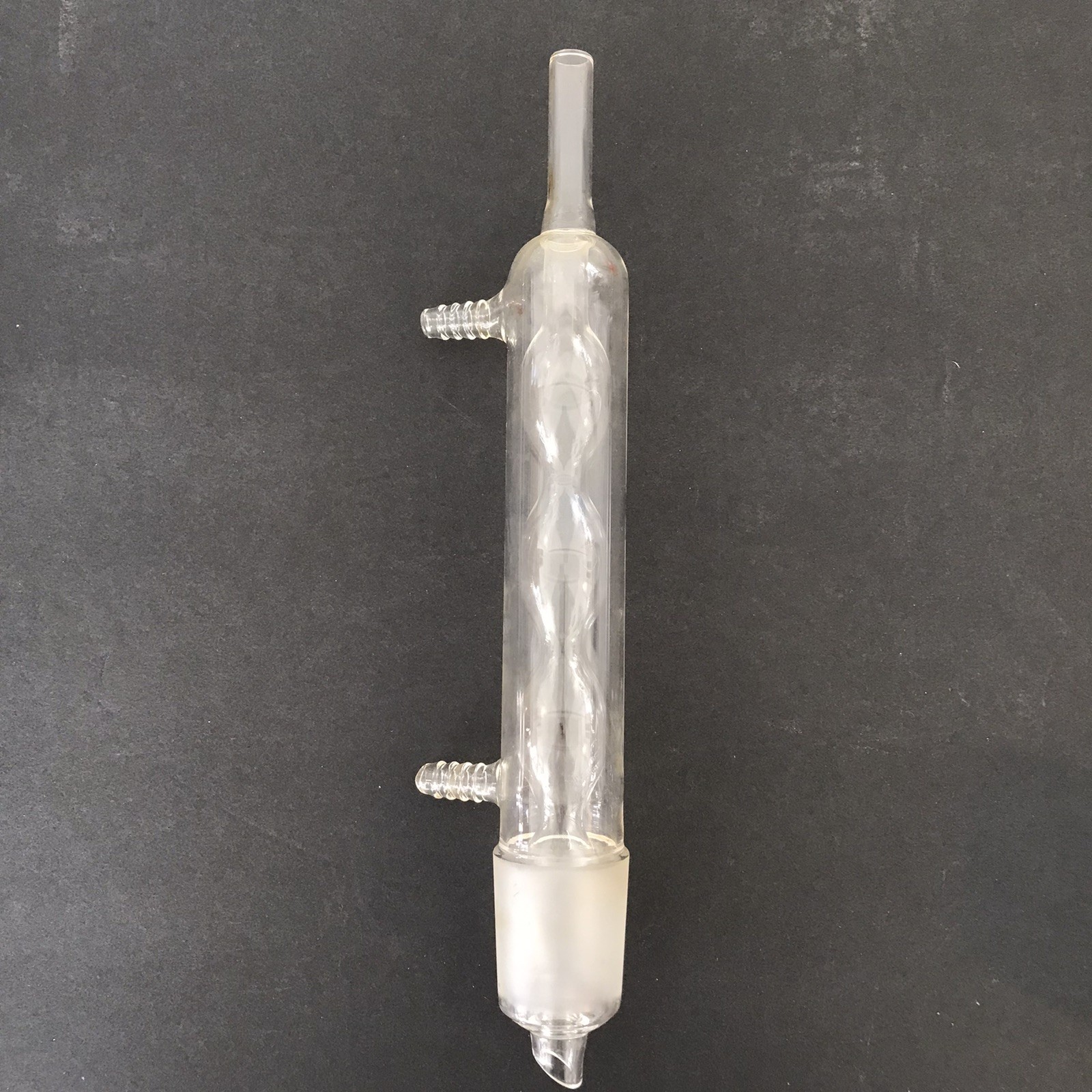 PYREX Glass 19/38 3-Bulb Allihn Condenser Palmetto Scientific Glass Co