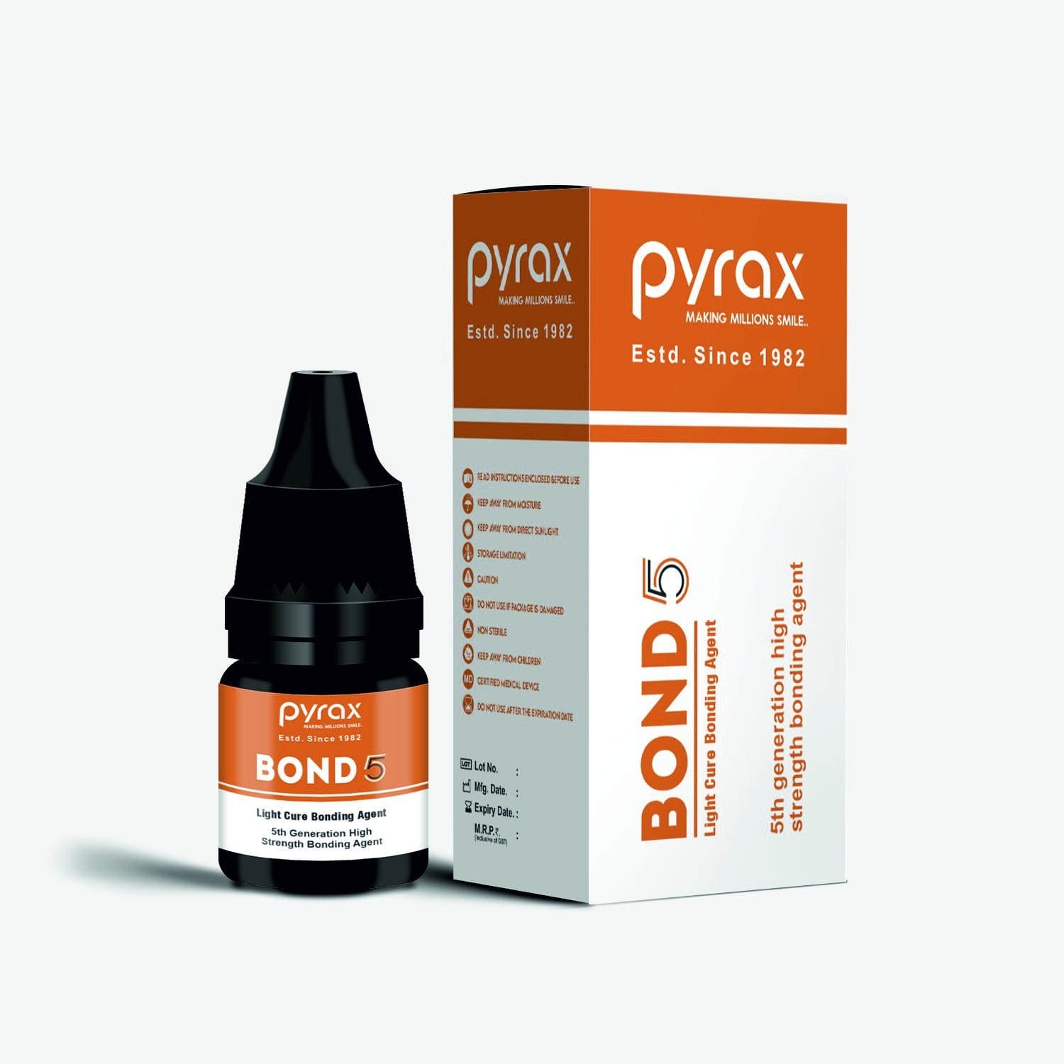 Pyrax Bond5 5TH GENERATION LIGHT CURE BONDING AGENT