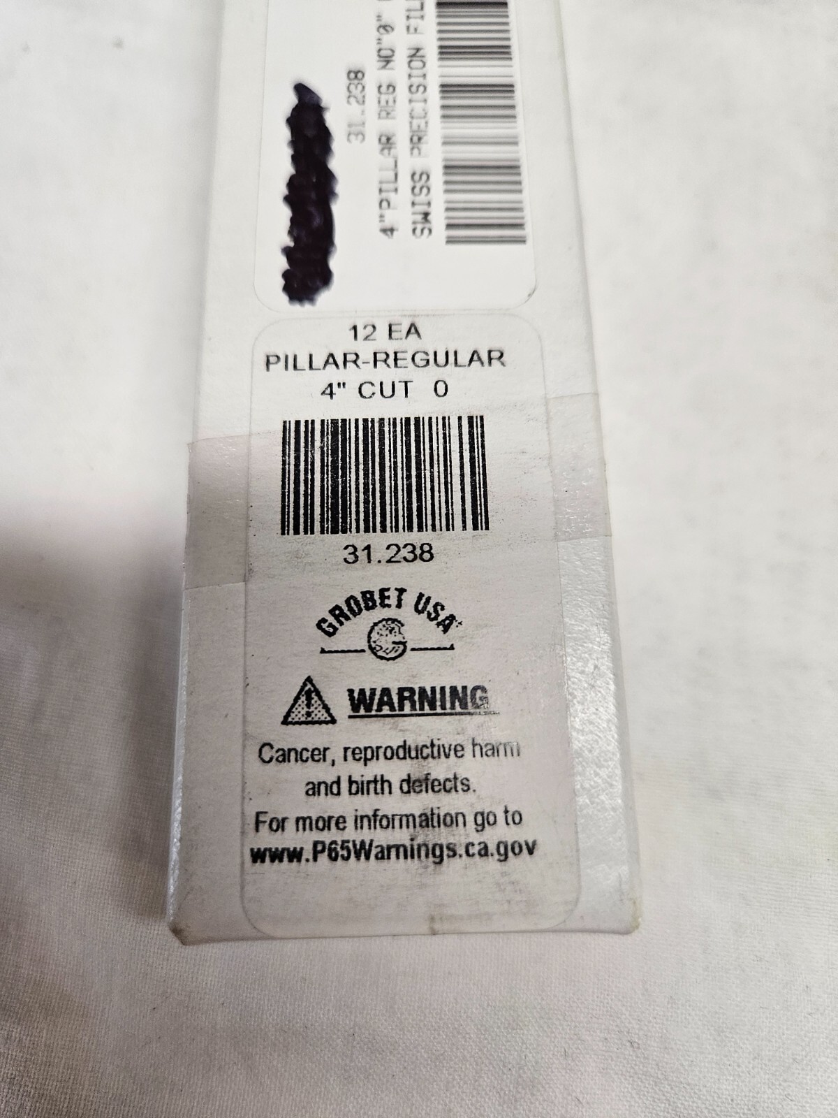 Grobet USA, 4″ Pillar, Reg No «0» Cut, Swiss Pattern, #31.238, 11 piece lot