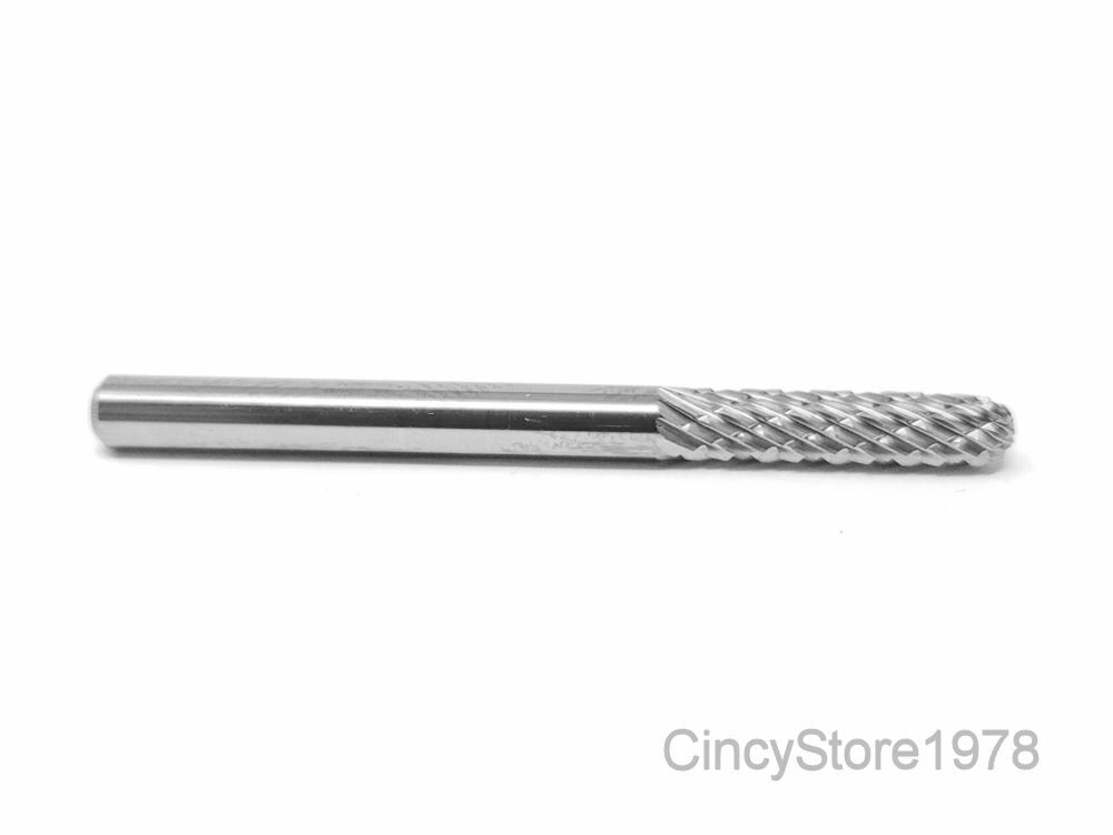 SC42D Cut Solid Carbide Burr Bur Cutting Tool Die Grinder Bit 1/8″ MADE IN USA!!