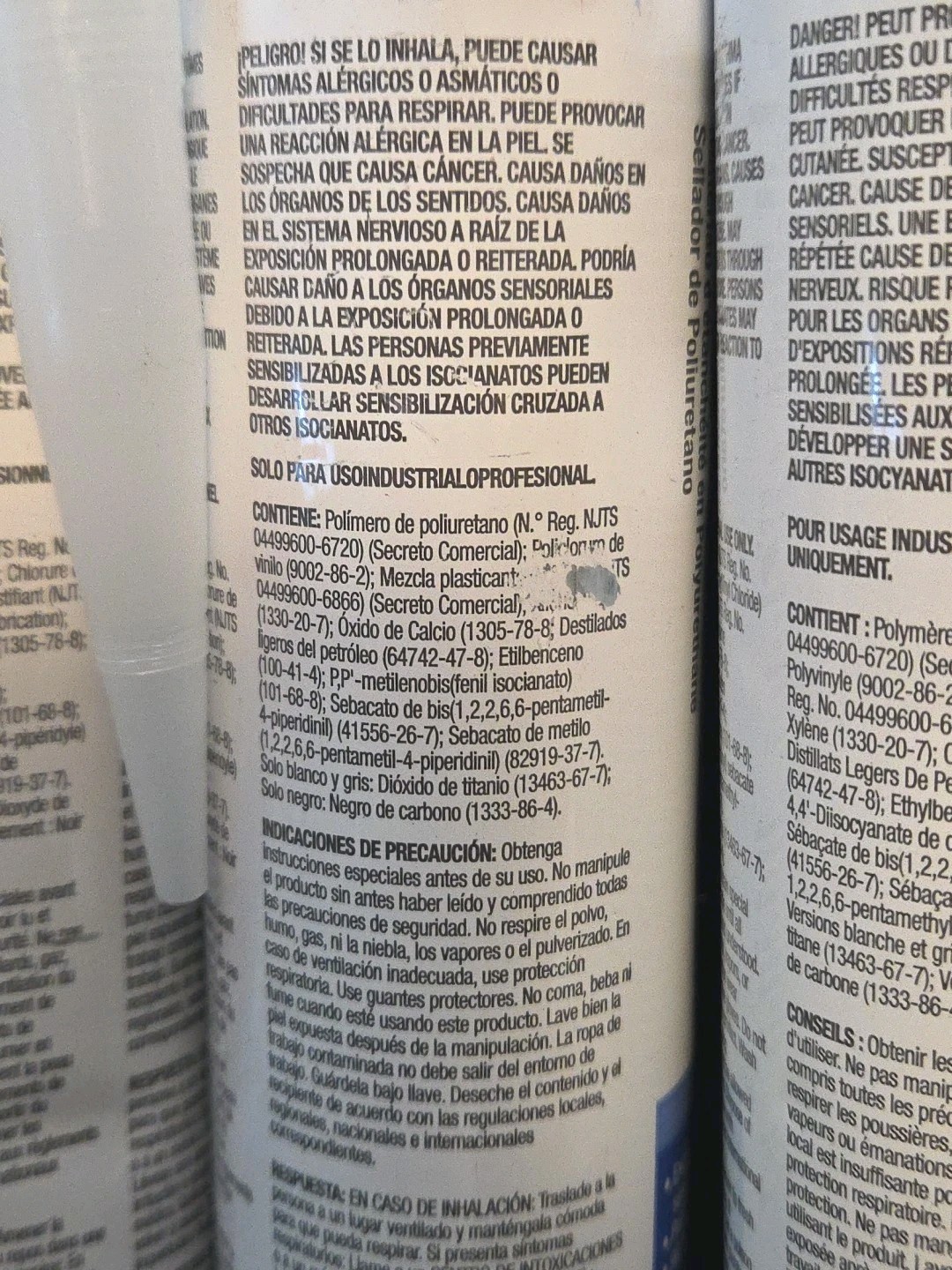 4ct – 3M Polyurethane Sealant 540 Black 10.5oz Each Paintable Contain Minor Dnts