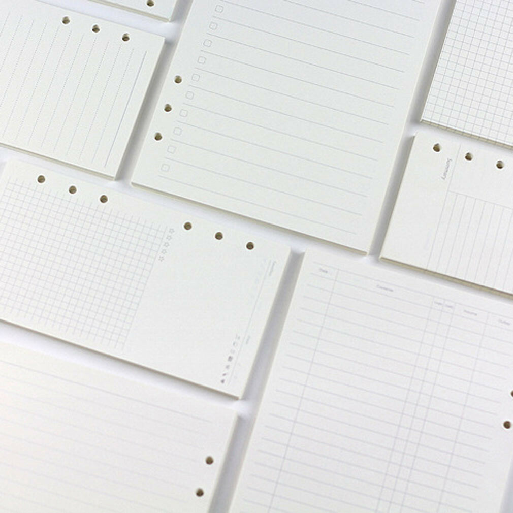 A5/A6/A7 Paper Planner Diary Insert Refills Notebook Schedule Organiser Notes #s