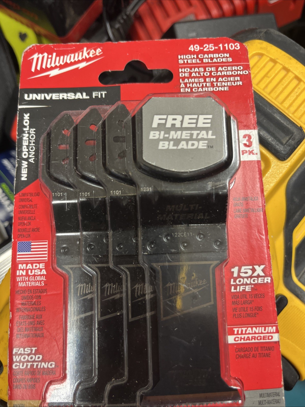 Milwaukee (49-25-1103) Cutting Tool – Black, 3 Pack