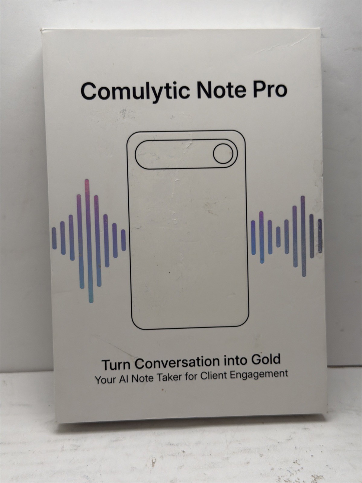 Comulytic Note Pro AI Voice Recorder Unlimited Transcribe Sum Orange NO CORD :D2