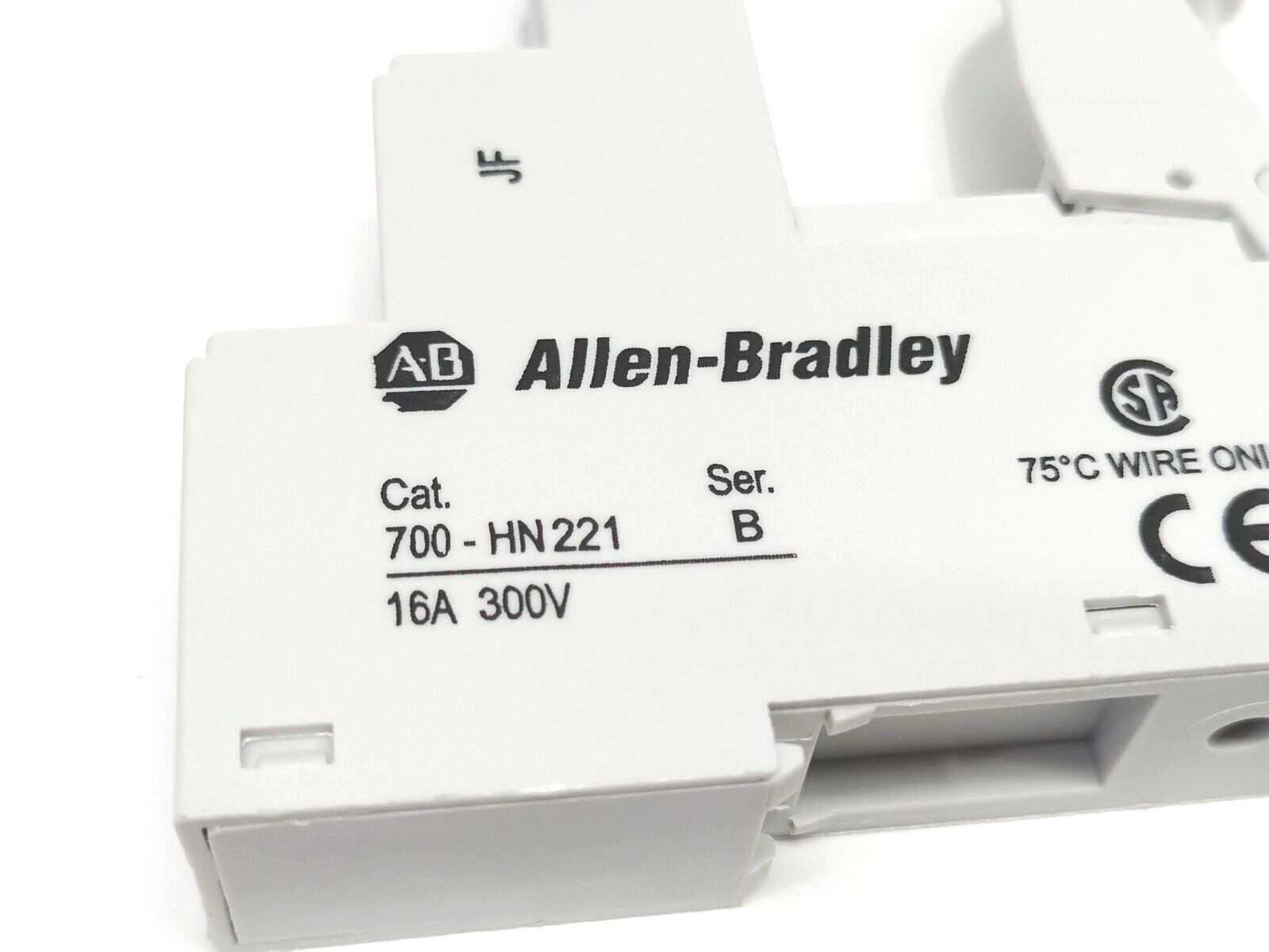 Allen Bradley 700-HN221 Ser. B 5-Blade Screw Terminal Plug-In Relay Socket/Base