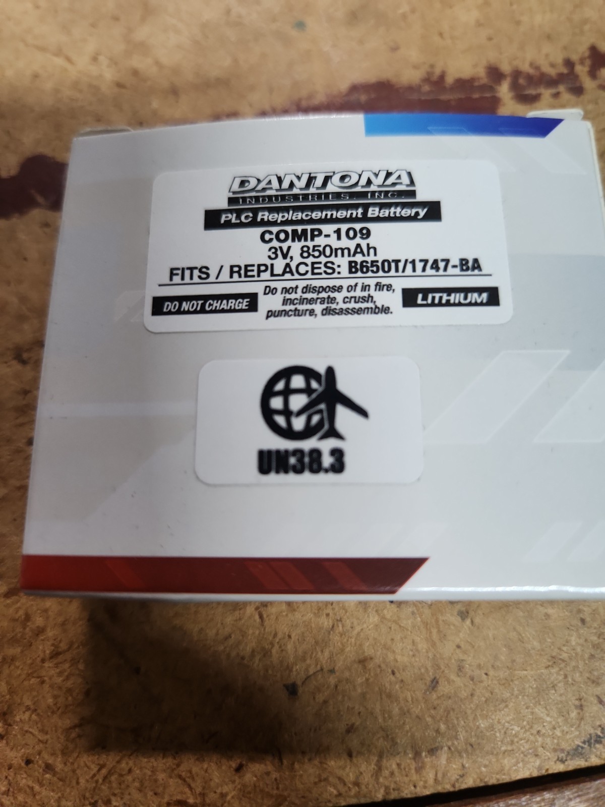 Dantona Comp-109 Dantona Battery – For Multipurpose – 1/2 Aa – 850 Mah – 3 V Dc