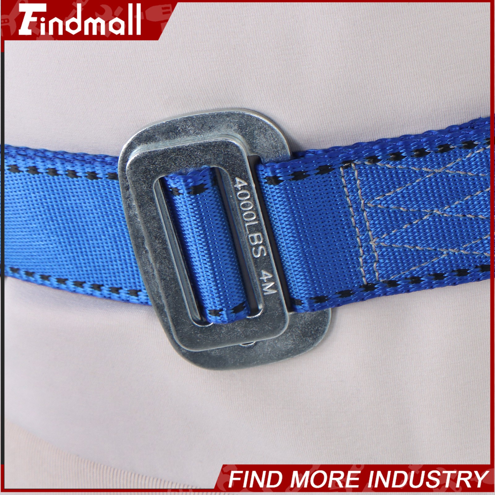 Findmall Full Body Roofing Harness Fall Protection Kit W/Shock Absorbing Lanyard