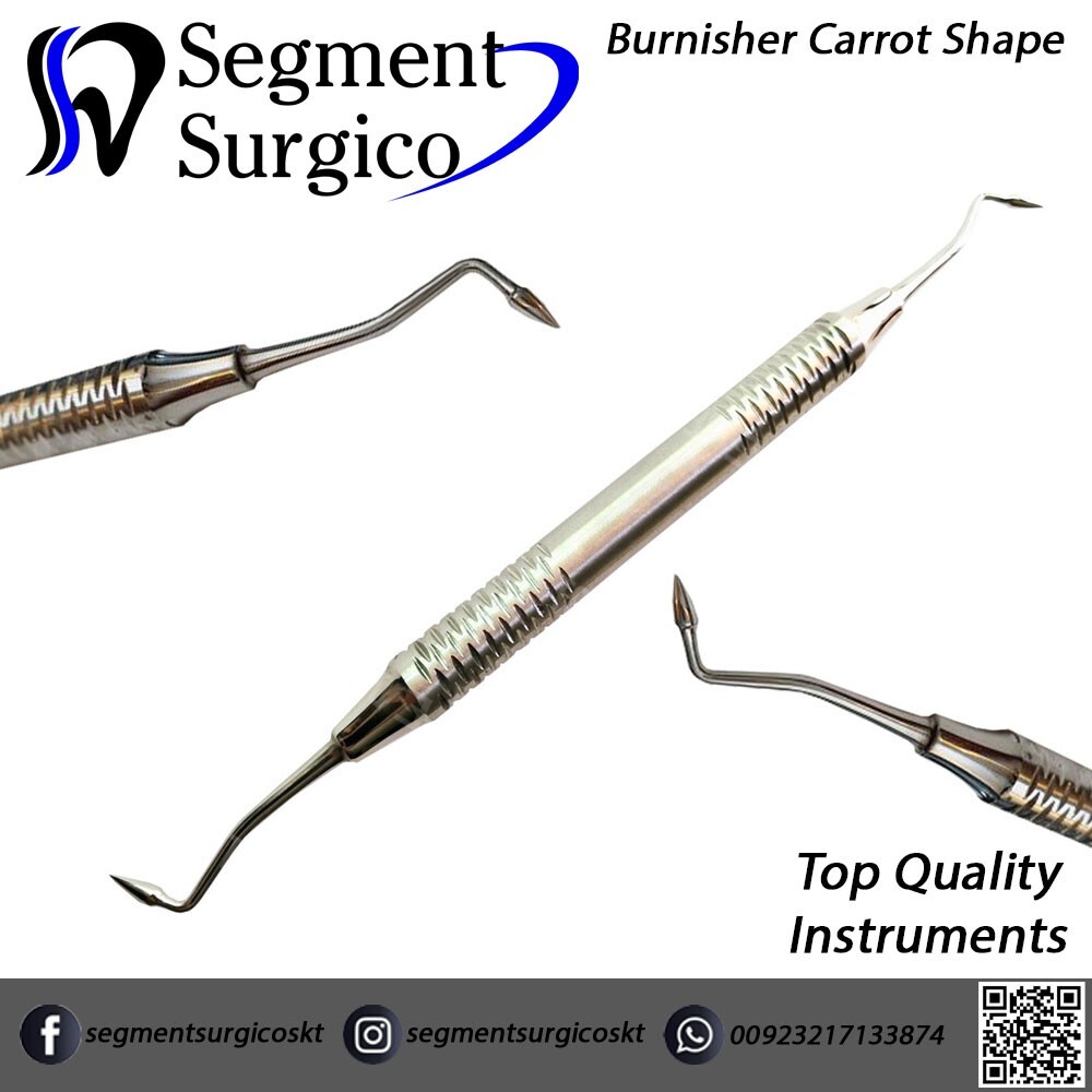 Dental Burnisher 21B Acorn Shape Restorative Amalgam Instrument