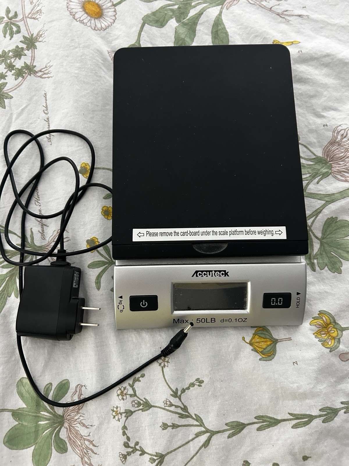 Accuteck Postal Scale with a 50-pound maximum capacity and 0.1-ounce Resolution