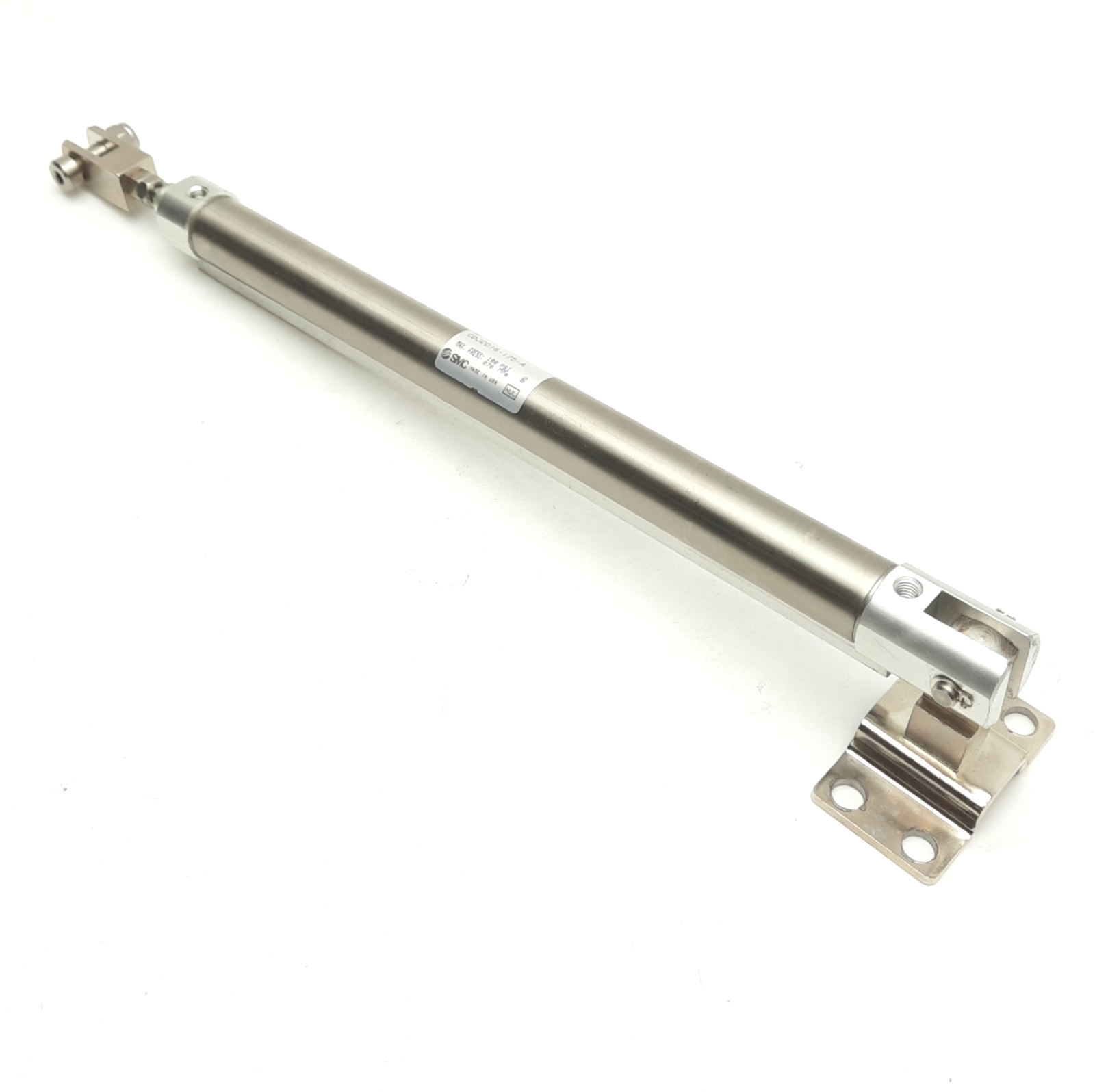 SMC CDJ2D16-175-A Double Acting Single Rod Cylinder, 175mm Stroke, 0.1-0.7MPa