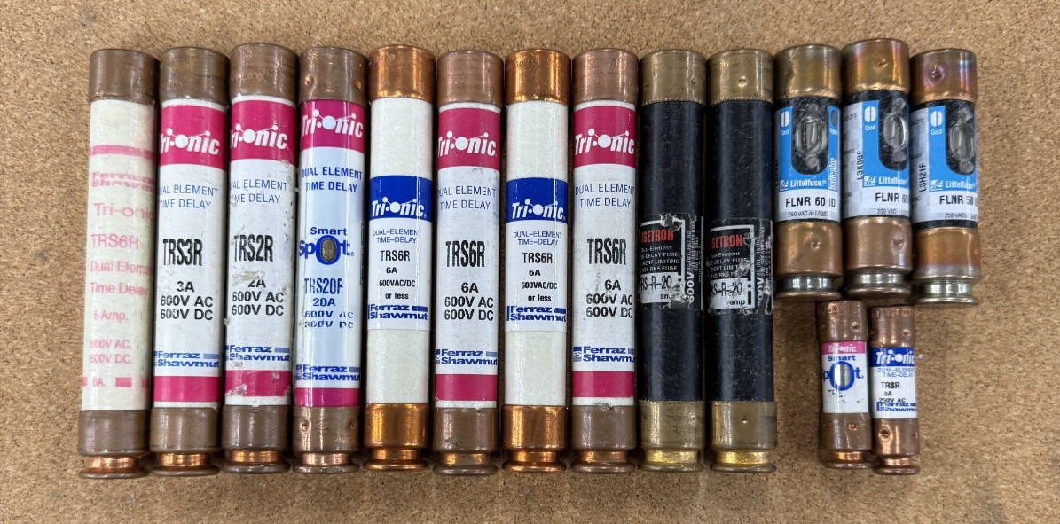 15x DUEL ELEMENT TIME DELAYED FUSE ASSORTMENT MULTIPLE BRANDS