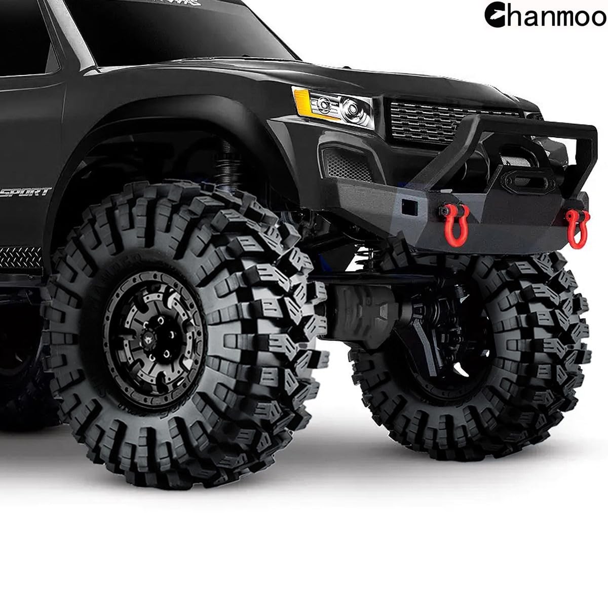 Chanmoo 1.9 Rc Crawler Tires 120Mm Foam Insert Soft Rubber 1/10 Scale Mud