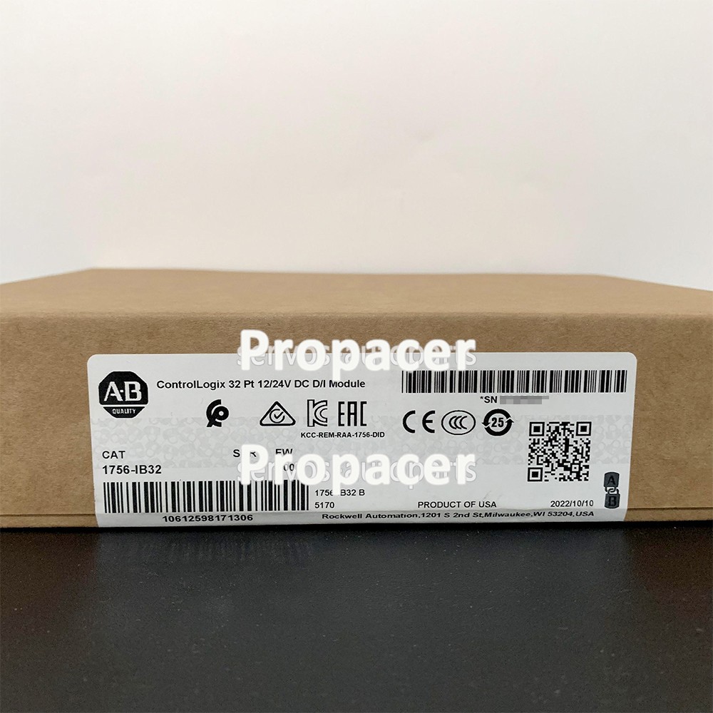 Allen-Bradley 1756-IB32 SerB ControlLogix 32 Pt 12/24V Module New Factory Sealed