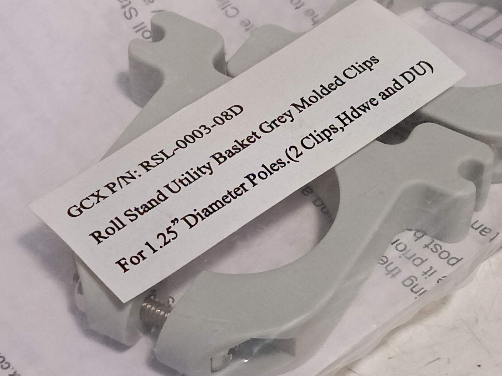 GCX RSL-0003-09 Roll Stand Utility Basket 12.75in W, 5.9in H, 7.5in D in box