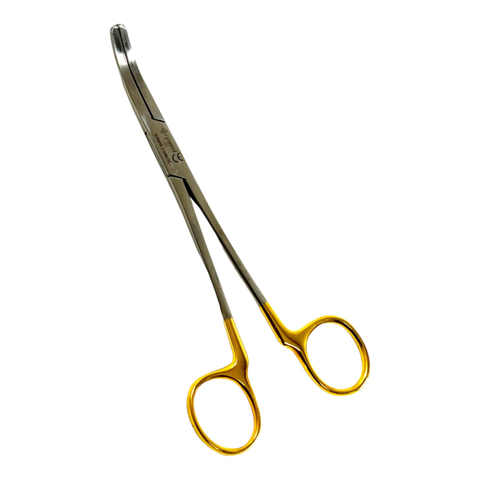 Wynman Dental Crown Remover Forceps, Curved Tip, Gold Handle – 7″ (3 Pack)