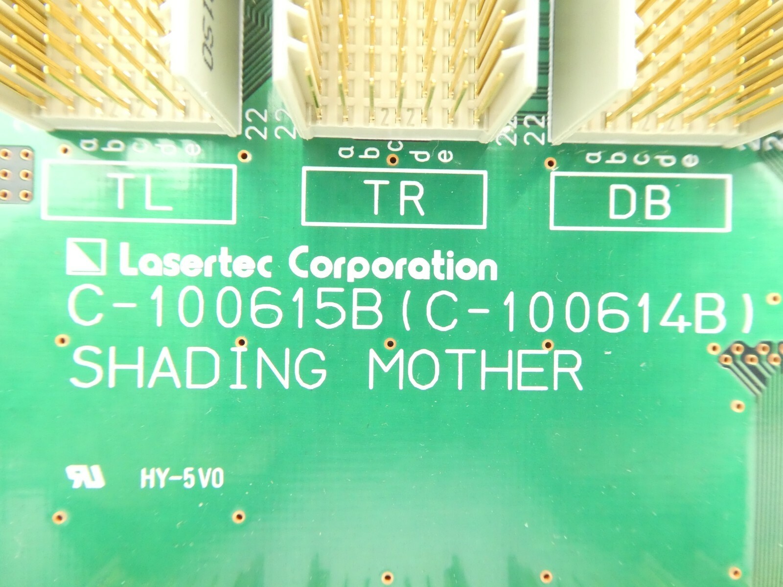 Lasertec C-100615B Backplane Board PCB SHADING MOTHER C-100614B Working Surplus