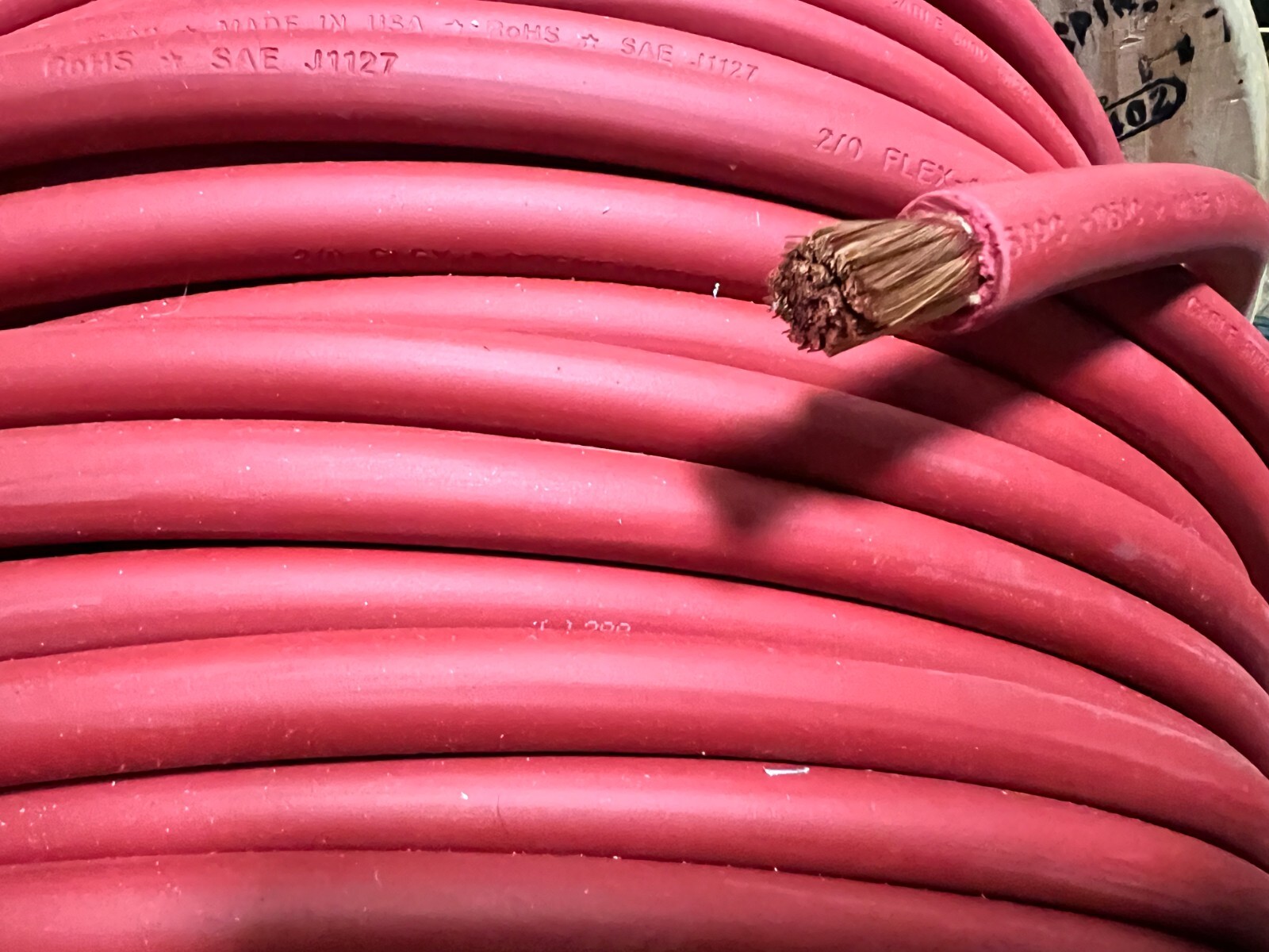 Flexible Battery / Welding Cable 2/0 AWG Solar optional Black and/or Red