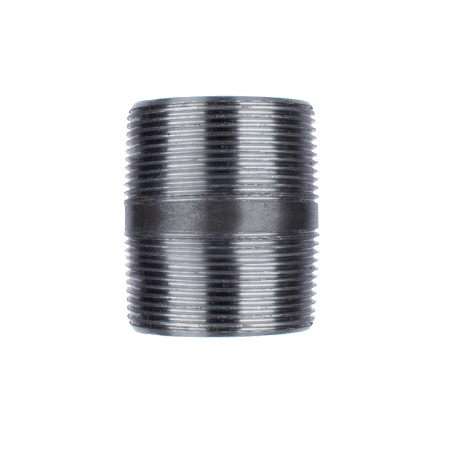 BK Products 587-020HN Black Steel Nipple 1-1/2 x 1-1/2 MIP Dia. in. (Pack of 5)
