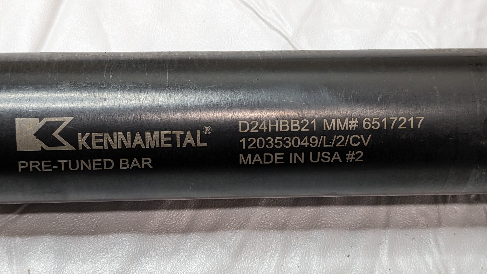Kennametal Boring Bar Through Coolant 40.00 mm Min Bore 10XD D24HBB21 6517217