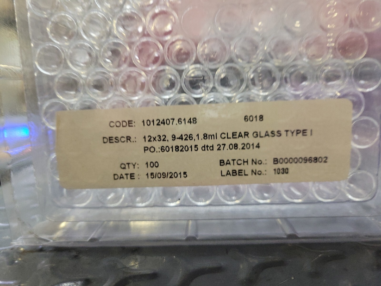 MICROSOLV AQ RSA Autosampler Vials Screwcaps 100 In Pack New | 9509s-1cp-rs