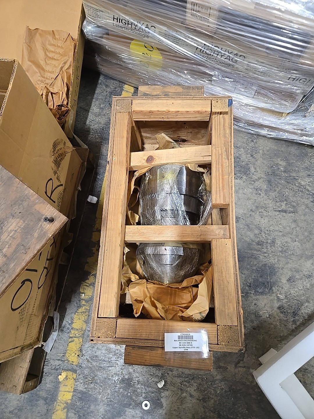 BALANCE ENGINEERING UPPER SPINDLE ASSY STR-162 , BE-235-686-E