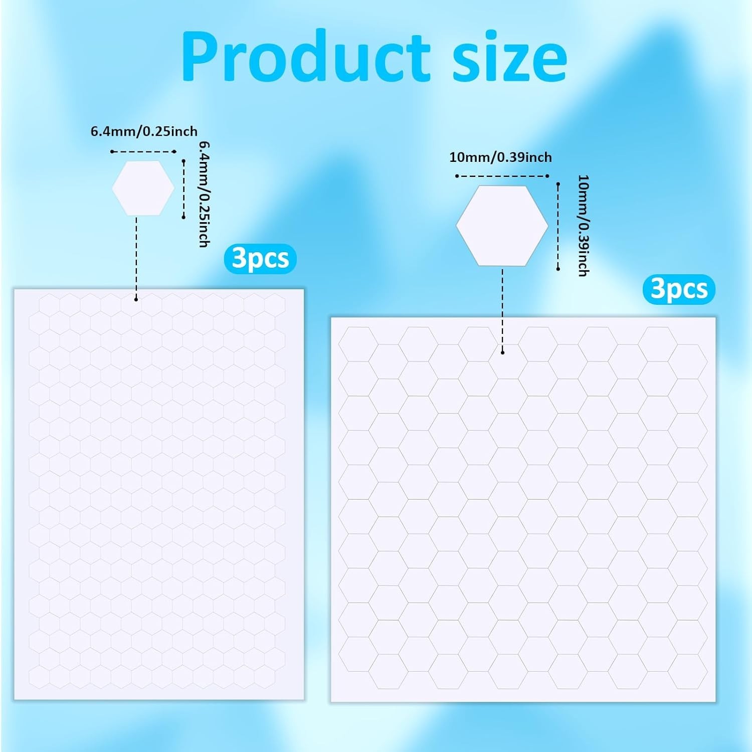 1020PCS Foam Dots Squares 3D Adhesive Pads Double Sided for Crafts Scrapbooking