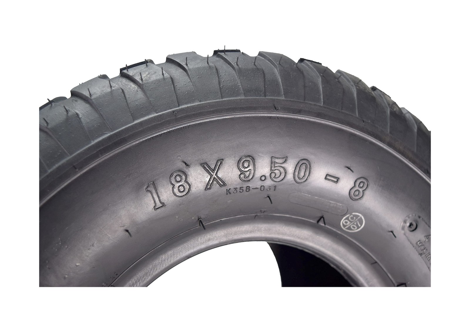 MASSFX 18×9.50-8 front or rear Turf Tires for golf carts and lawn mowers, 4-P…