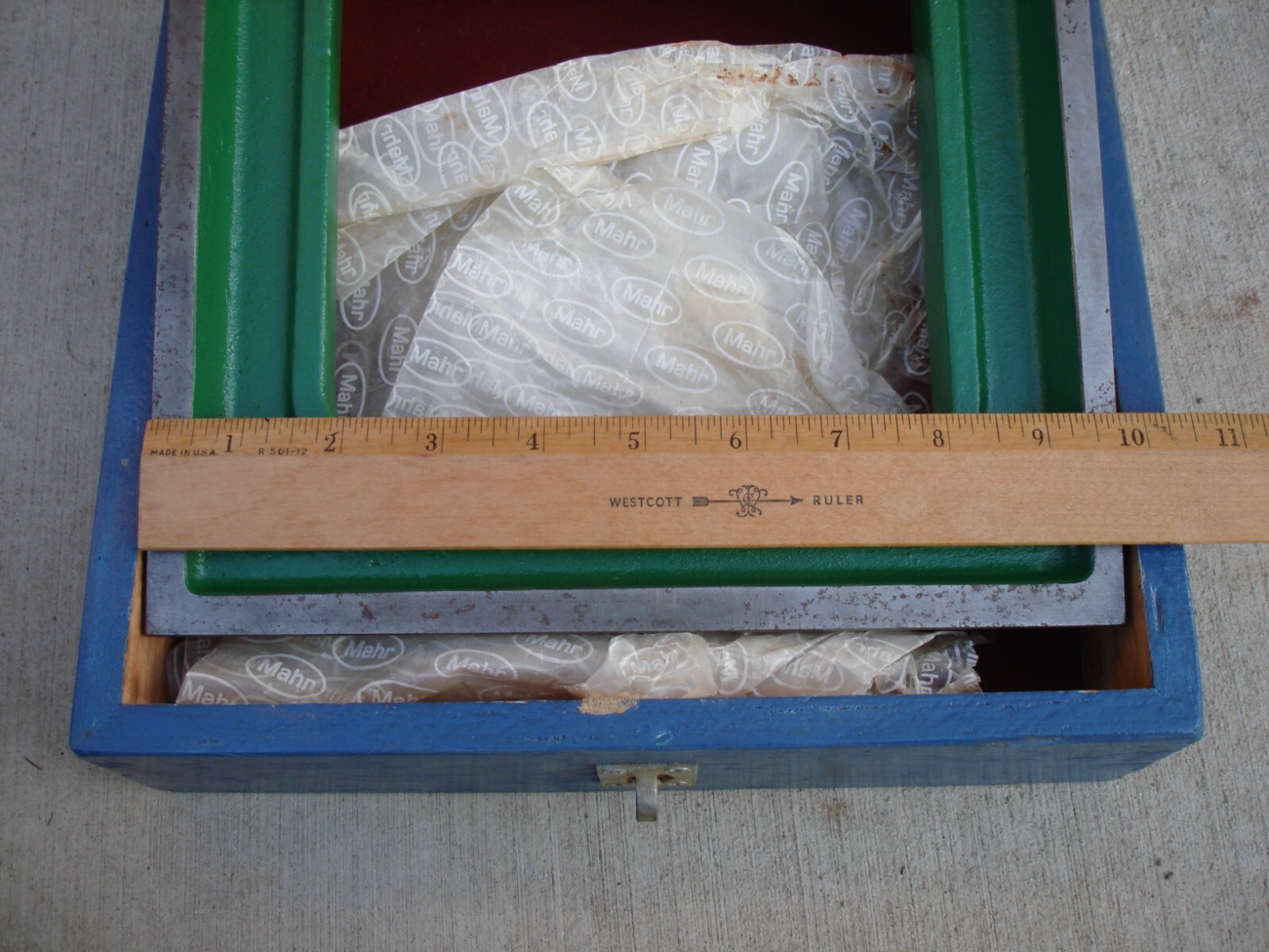 Machinery Level / Square Large 25cm – 9″-7/8 Size Mahr Germany