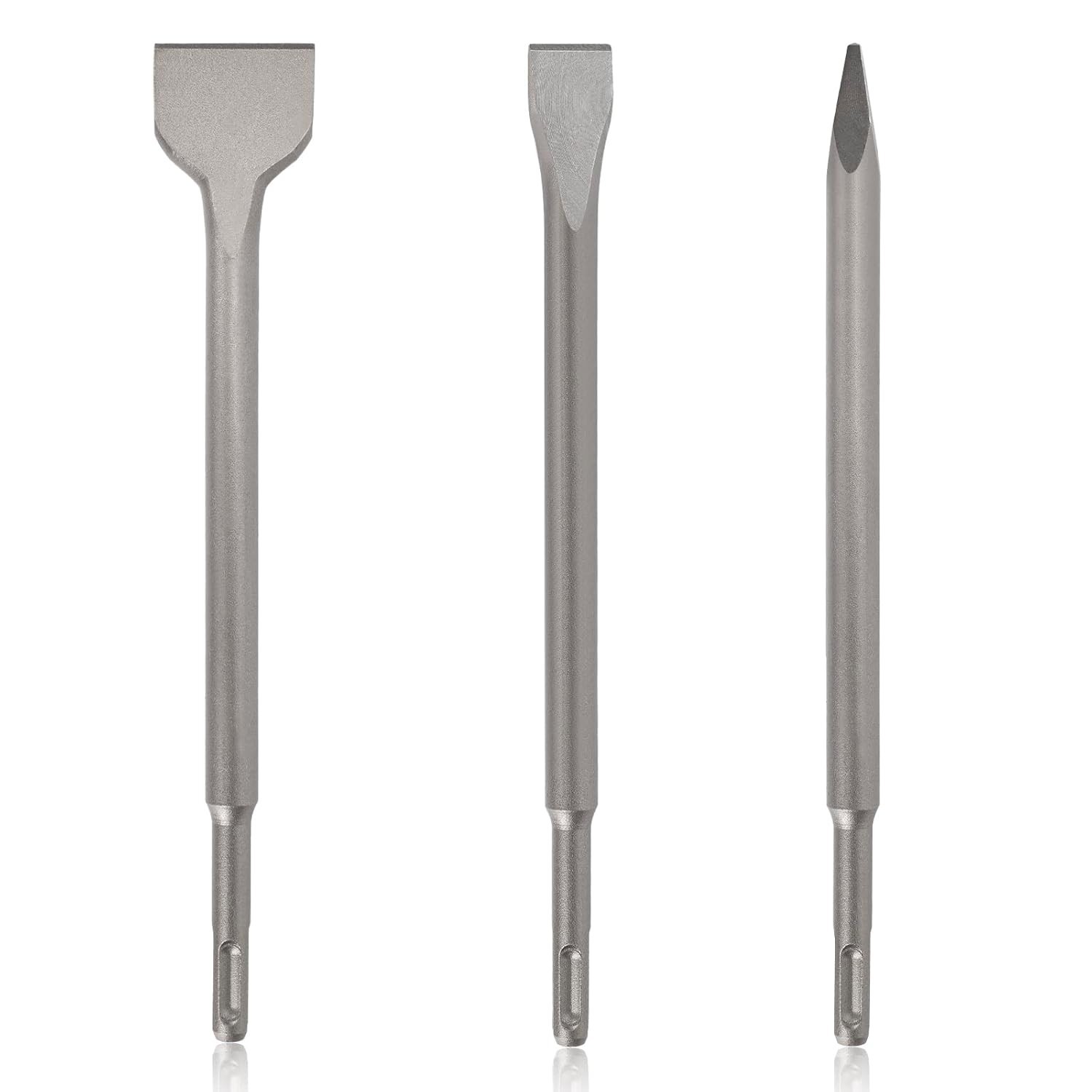 SDS Plus 40CR Steel Chisels for Rotary Hammer Drills | Concrete/Tile Removal
