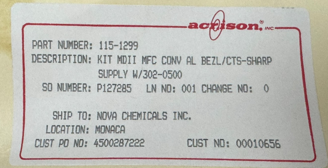 NEW ACRISON MD-II 2000 CTS MULTI-FEEDER DISPLAY CONTROLLER