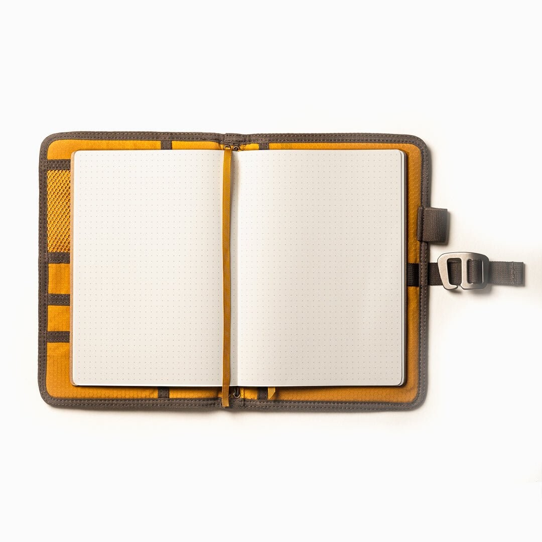 Lochby Field Journal Brown A5 Planner Cover | Water Resistant Waxed Canvas | New