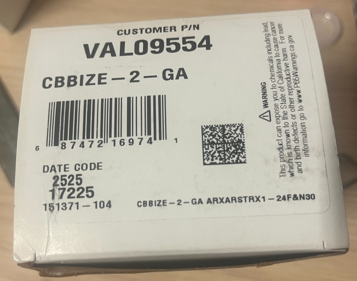 TRANE VAL09554 Thermal Expansion Valve With Mechanical Fitting