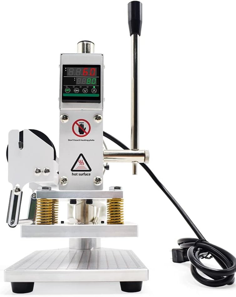 Hot Foil Stamping Machine 5x7cm 110V Digital Embossing Tool