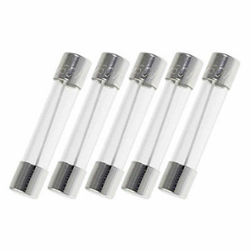 Pack of 5, MDL-1/4 MDL-1/4A MDL 250mA or MDL-250mBC 125v/250v Slow Blow Time Del
