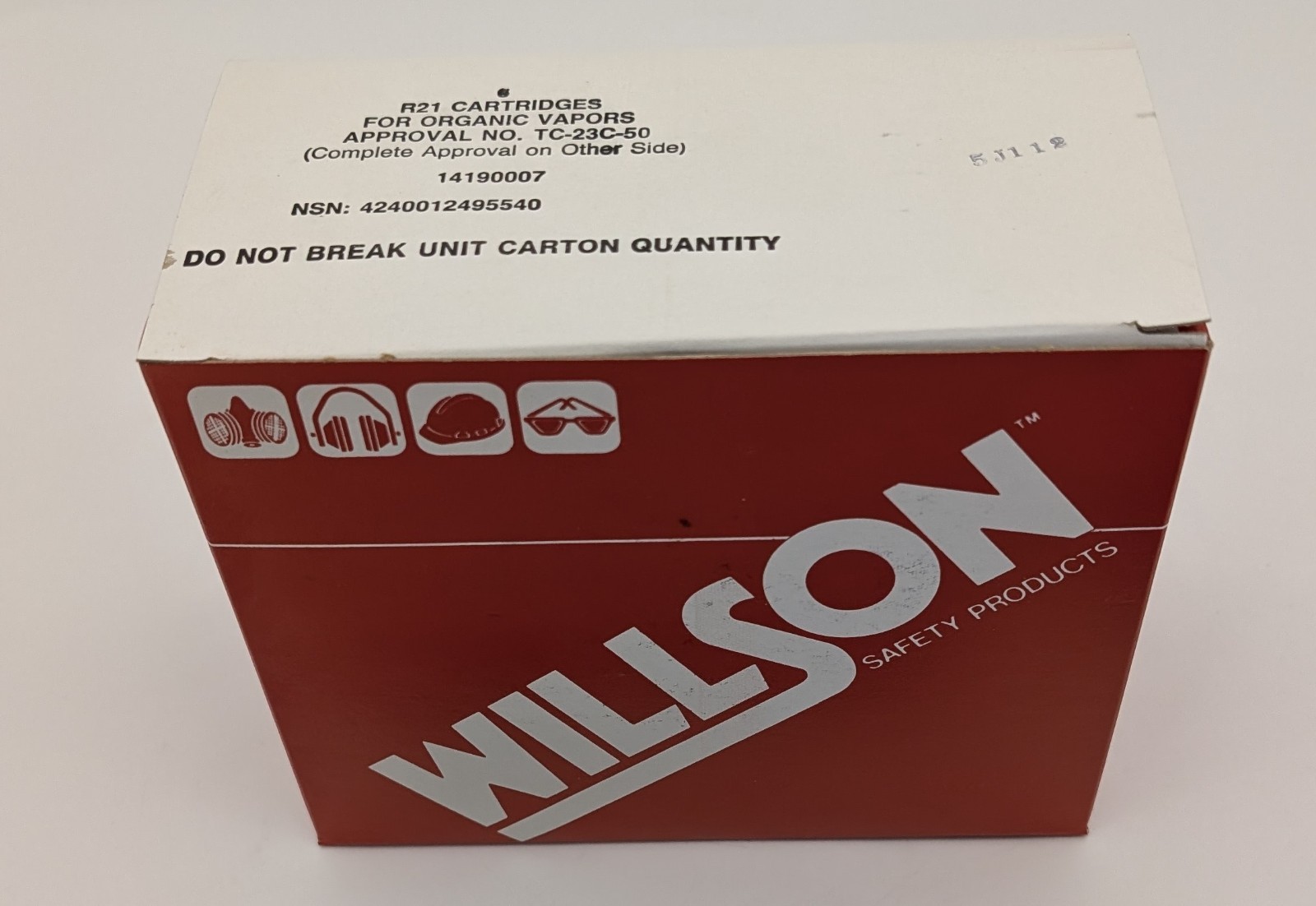 3 Pair of 2 WILLSON R21 OEM Chemical Organic Vapors Cartridge Respirator Filters
