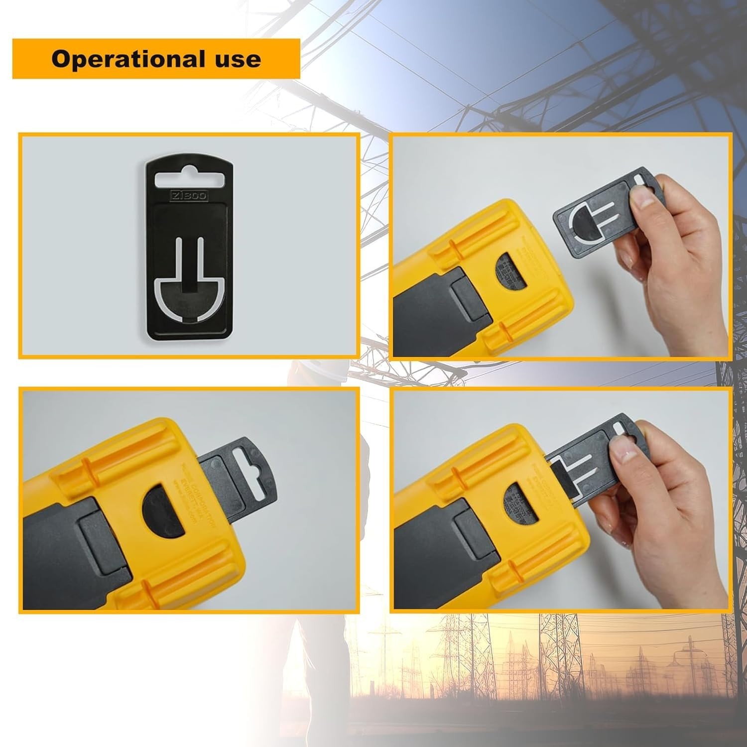 ZIBOO ZB-TPAK Multimeter Meter Hanging Strap Kit for Fluke Meters 15B+ 17B+ 1…