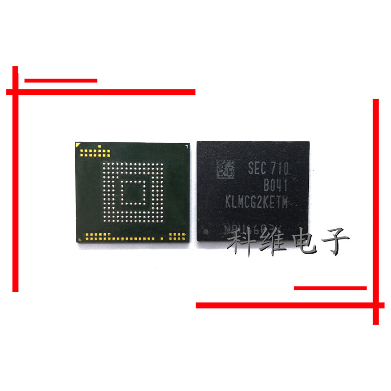 1pcs KLMCG2KETM-B041 BGA153balls EMMC 5.1 64GB
