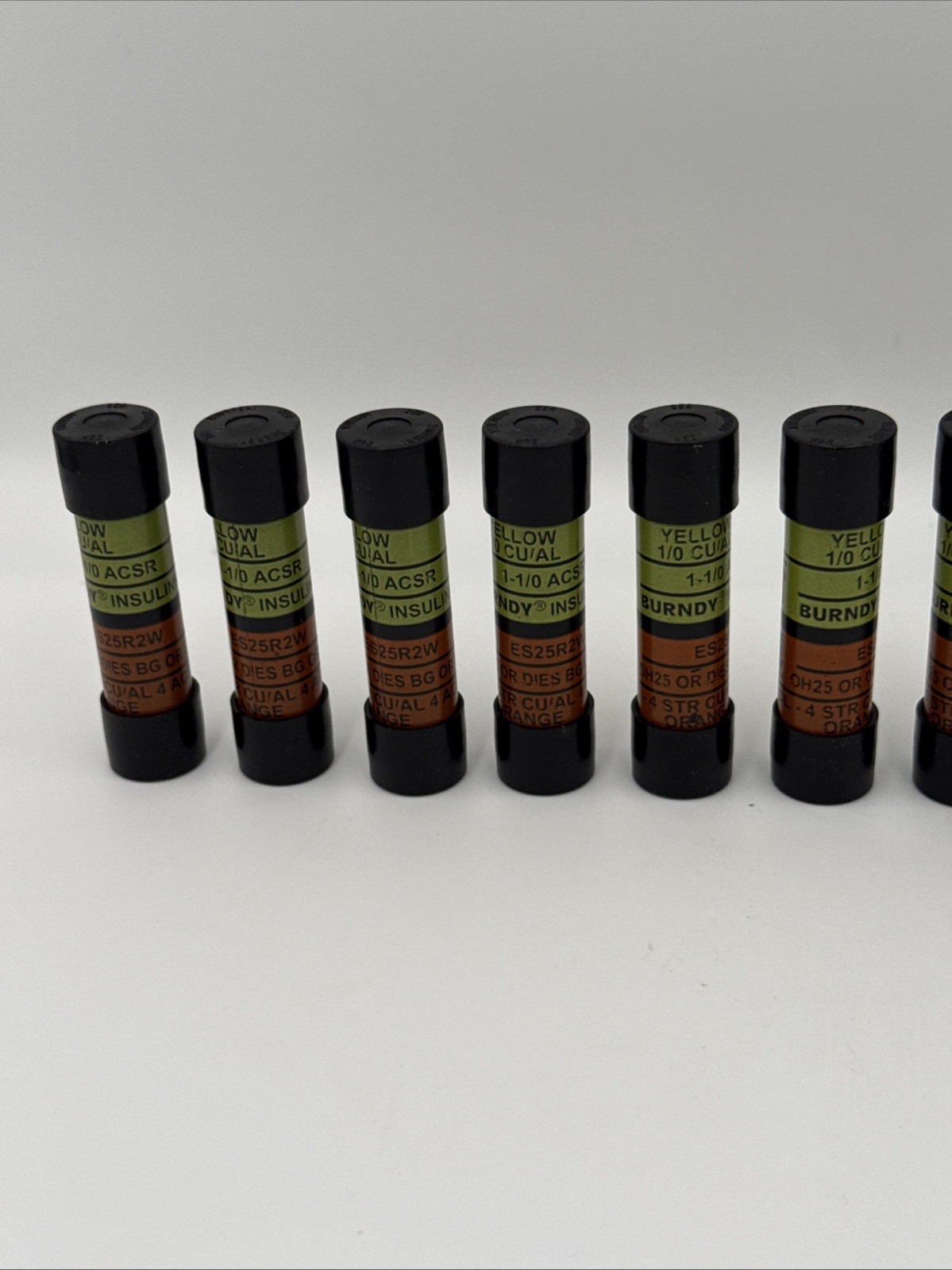 Lot of 10 Burndy ES25R2W INSULINK reducing service entrance sleeves CU/AL