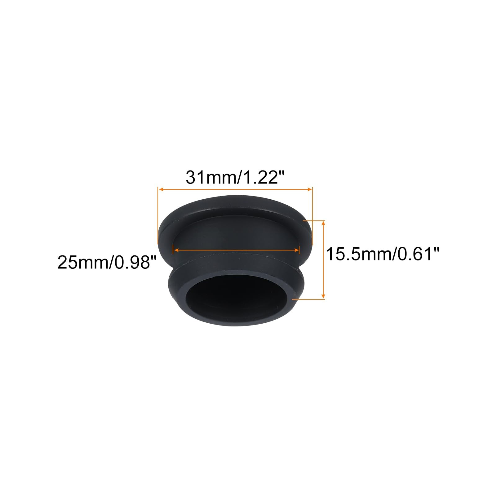 Snap in Locking Hole Plugs Rubber Panel Seal Cover Drilled Silicone Caps, [fo…