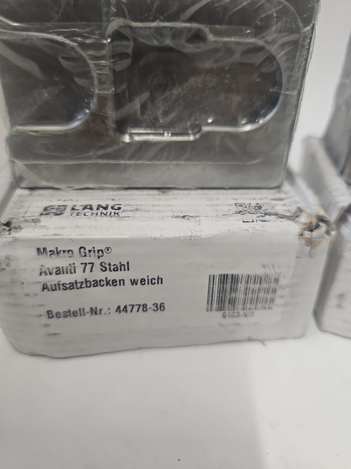 LANG Technik 44778-36 Makro Grip Avanti 77 Stahl Aufsatzbacken Soft Steel Jaws