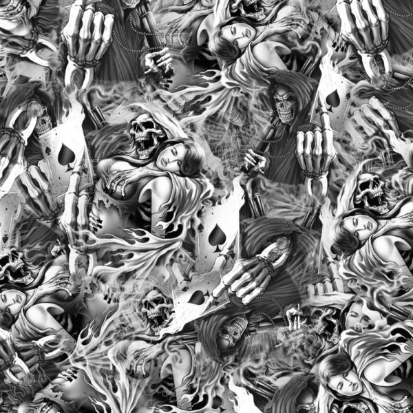 Gamblers Luck – 20″ x 38″ Hydrographic Film Hydro Dipping