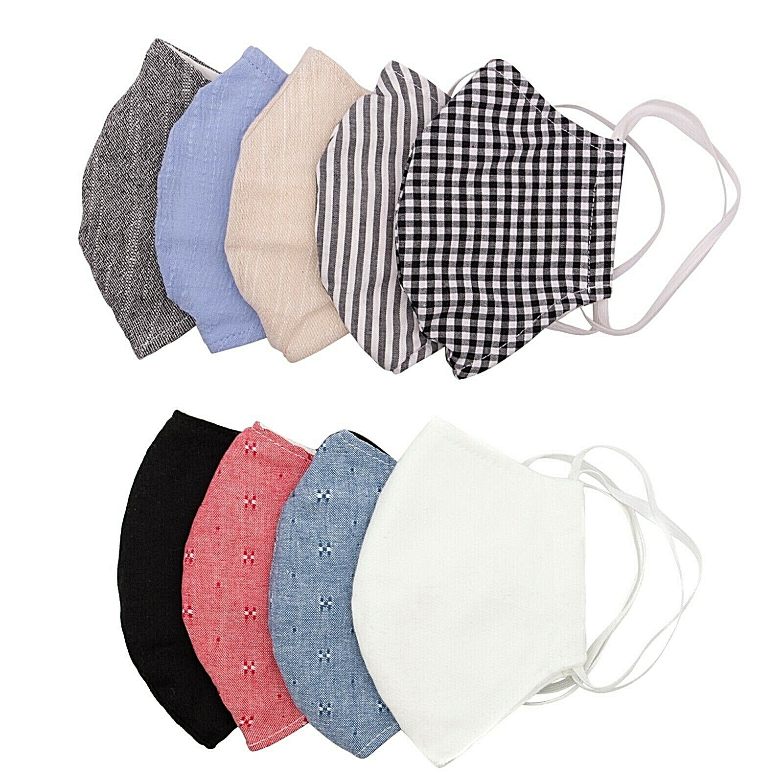 Auliné Collection Washable Linen Face Mask Made in USA