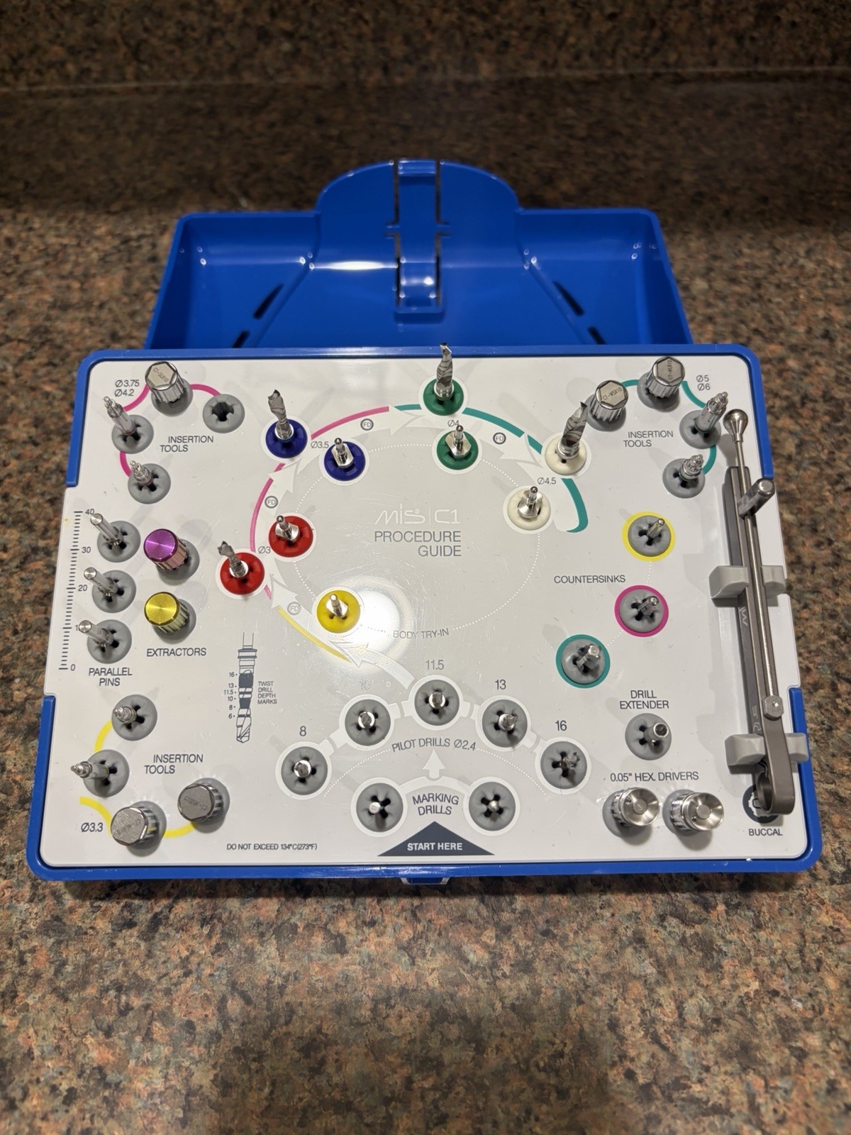 MIS Implants – C1 Dental Implant Surgical Kit – Conical Connection