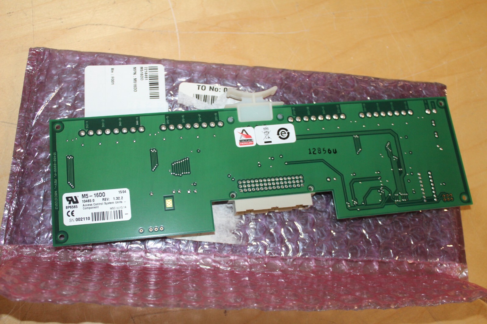 Mercury M5-16DO Access Control System Units Component Controller PCB PWM516DO