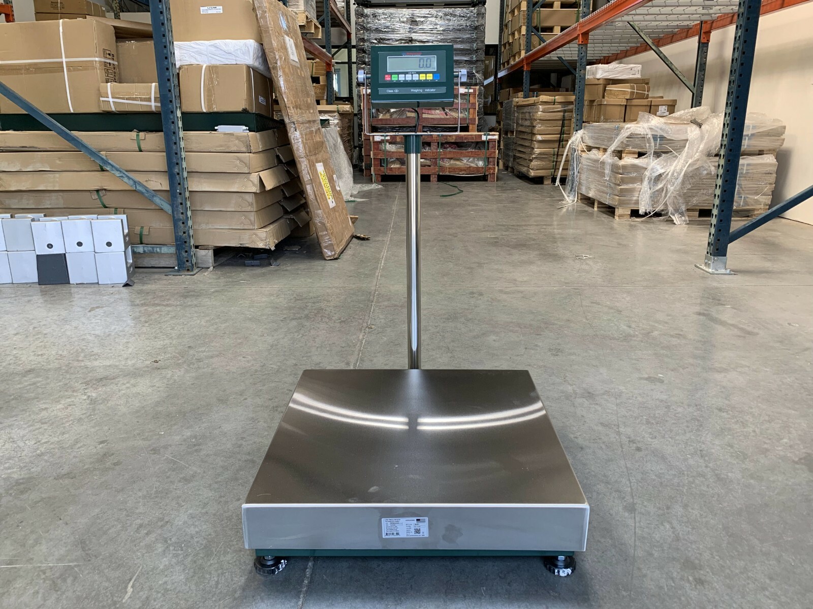 BenchTek US-BT2424 Floor Scale 1,000 lb x .2 lb Legal for Trade 24″x24″ NTEP