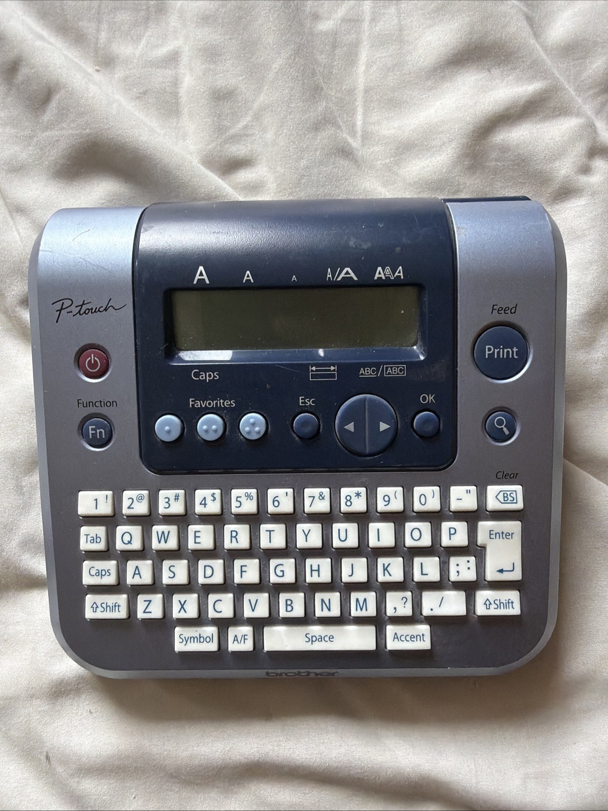 Brother P-touch PT-1280 Electronic Label Maker – Tested & Working No Cable